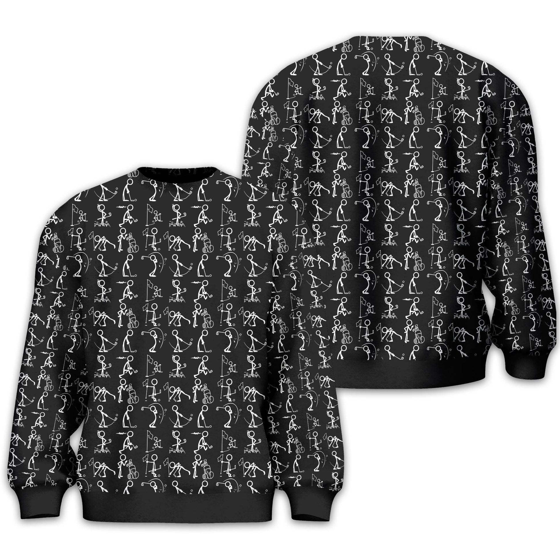 Black Golf Polo ShirtFunny Golf Shirt, Gift For Golfers