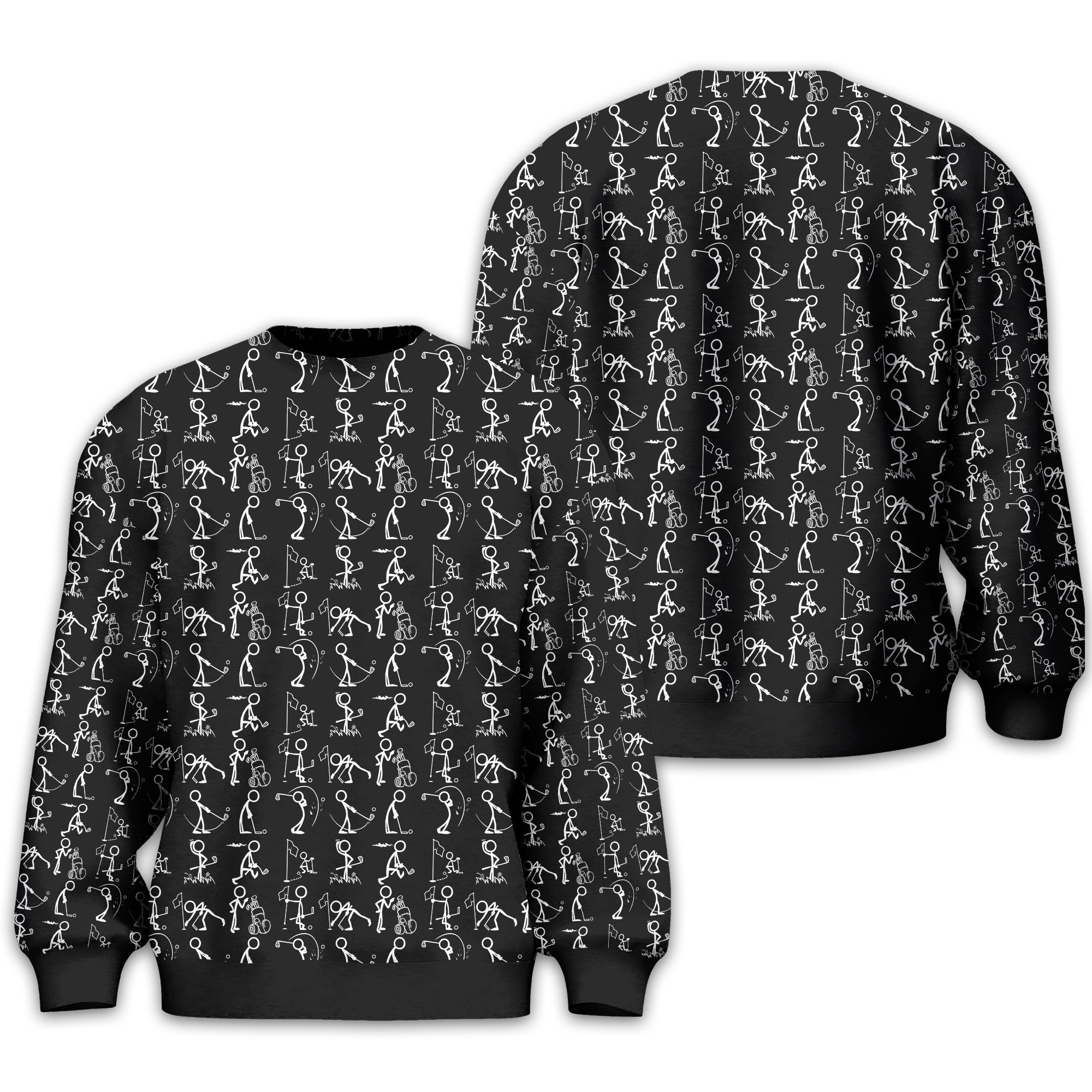 Black Golf Polo ShirtFunny Golf Shirt, Gift For Golfers