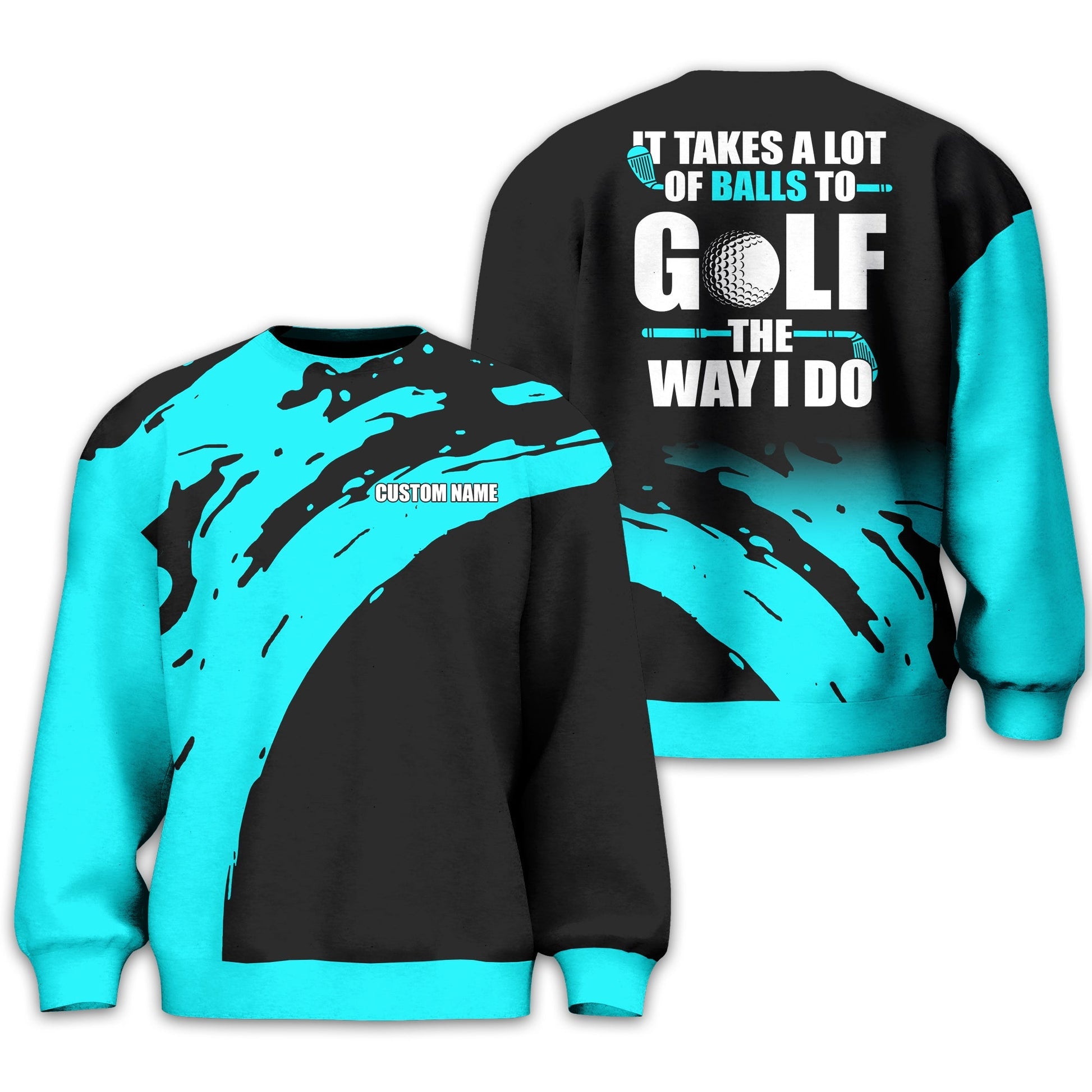It Takes A Lot Of Balls To Golf The Way I Do Personalized Golf Polo ShirtGolf Shirt For Men, Gift For Golfers