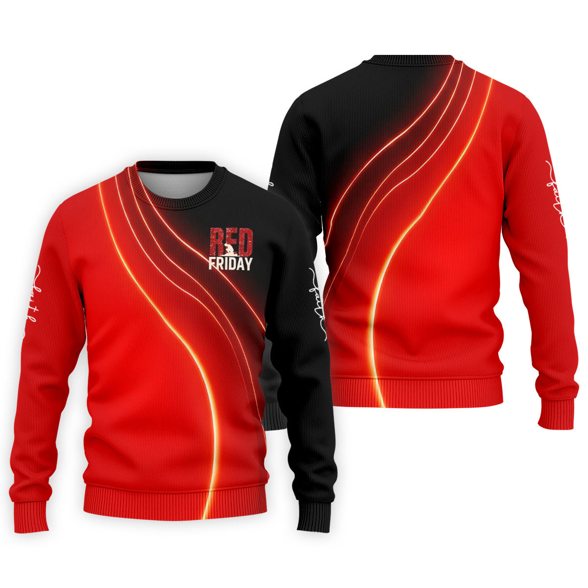 Red Friday Red Black Gradient Faith 4th Of July Golf Shirt, 250 Years Polo Shirt Men
