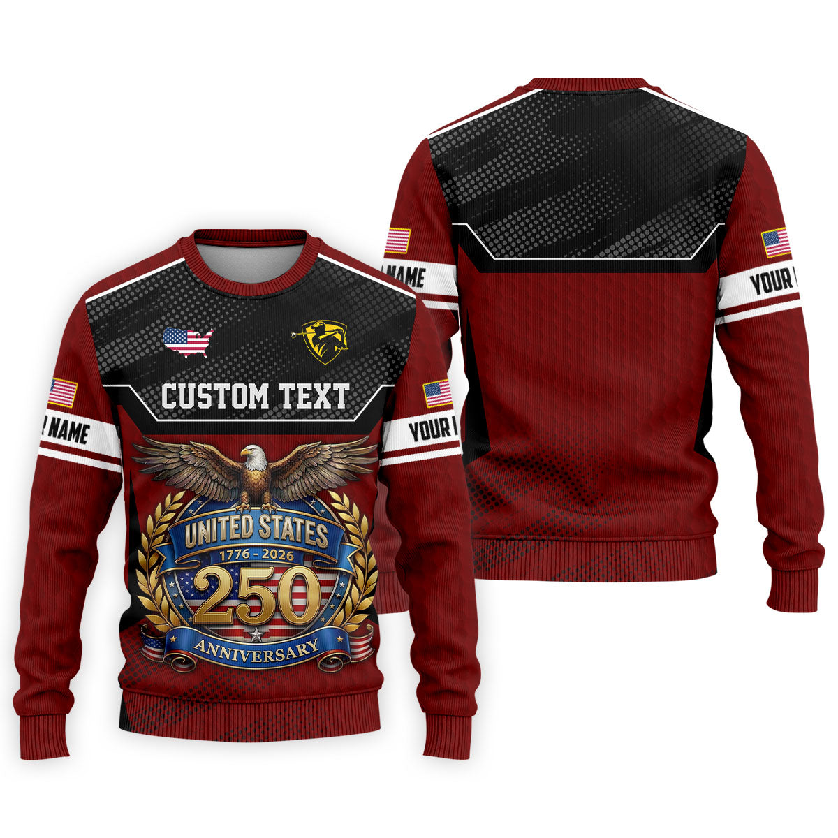 US 250 Anniversary Patriotic 4th Of July Red Golf Shirt, Polo Shirtor Men, Golf Shirts For Men