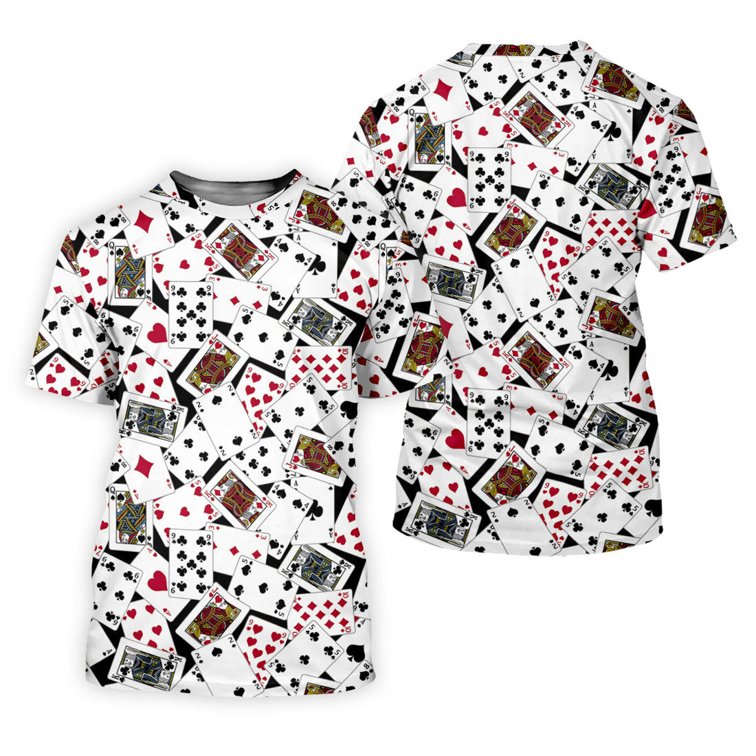 Playing Cards Poker Pattern Hawaiian Golf Shirt, Golf Polo For Women, Women’s Golf Apparel