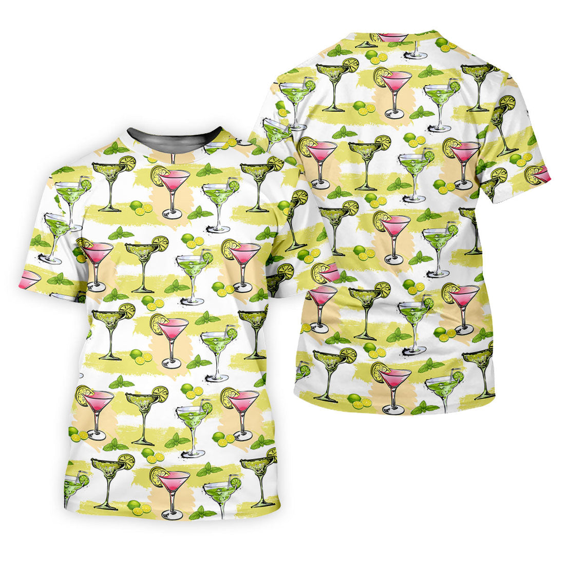 Cocktail Margarita Summer Party Men's Polo ShirtCinco De Mayo Celebration Fiesta Golf Shirt For Men