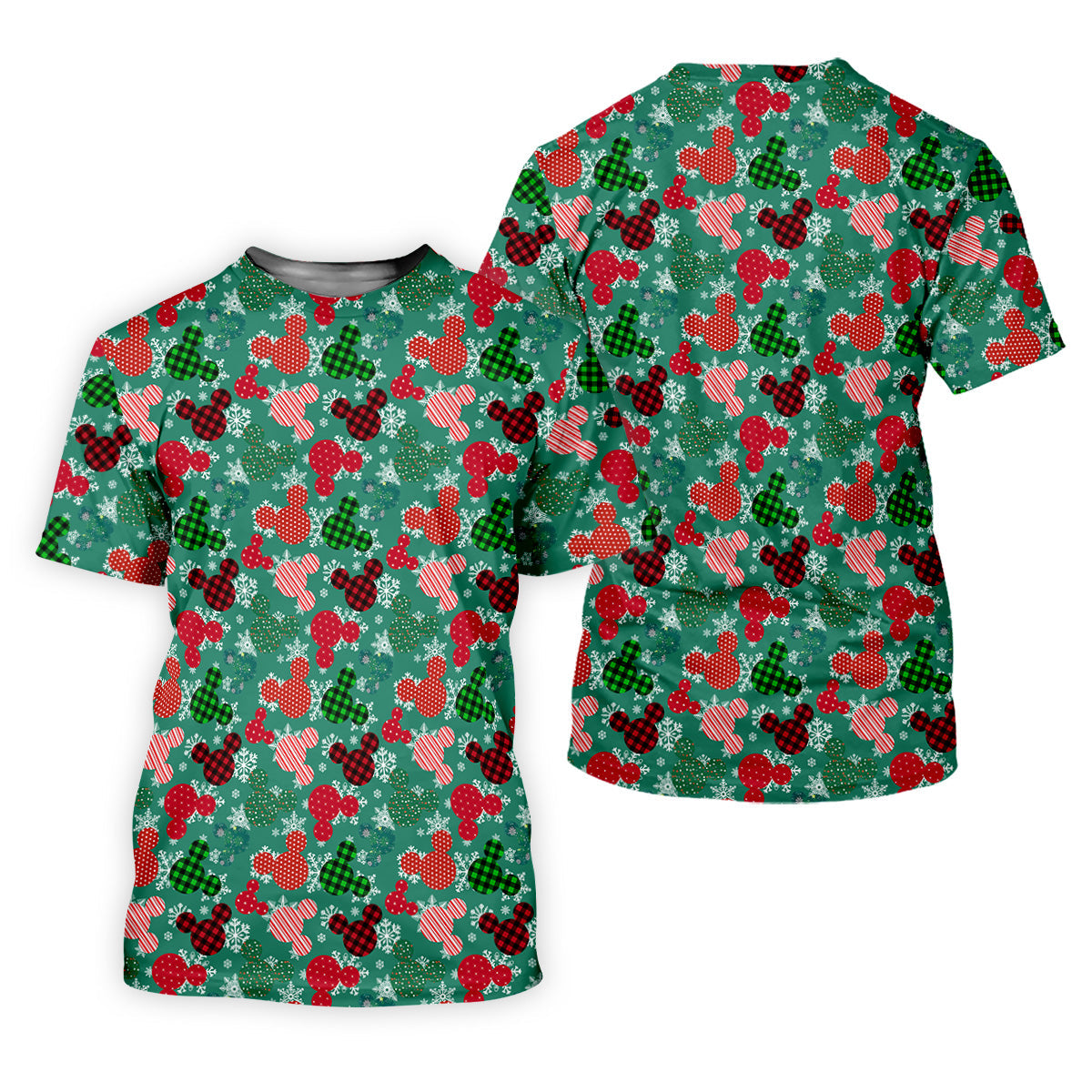 Adorable Cartoon Characters Xmas Golf Shirts, Cute Women's Golf Clothes, Ladies Golf Polos, Christmas Golf Shirt