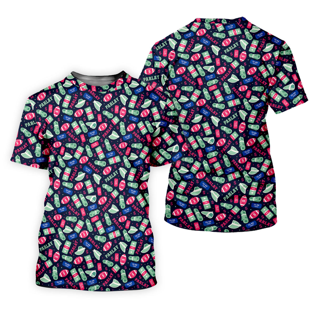 Funny Sports Betting Parlay Hawaiian Golf Shirt, Mens Golf Polo, Printed Golf Shirts