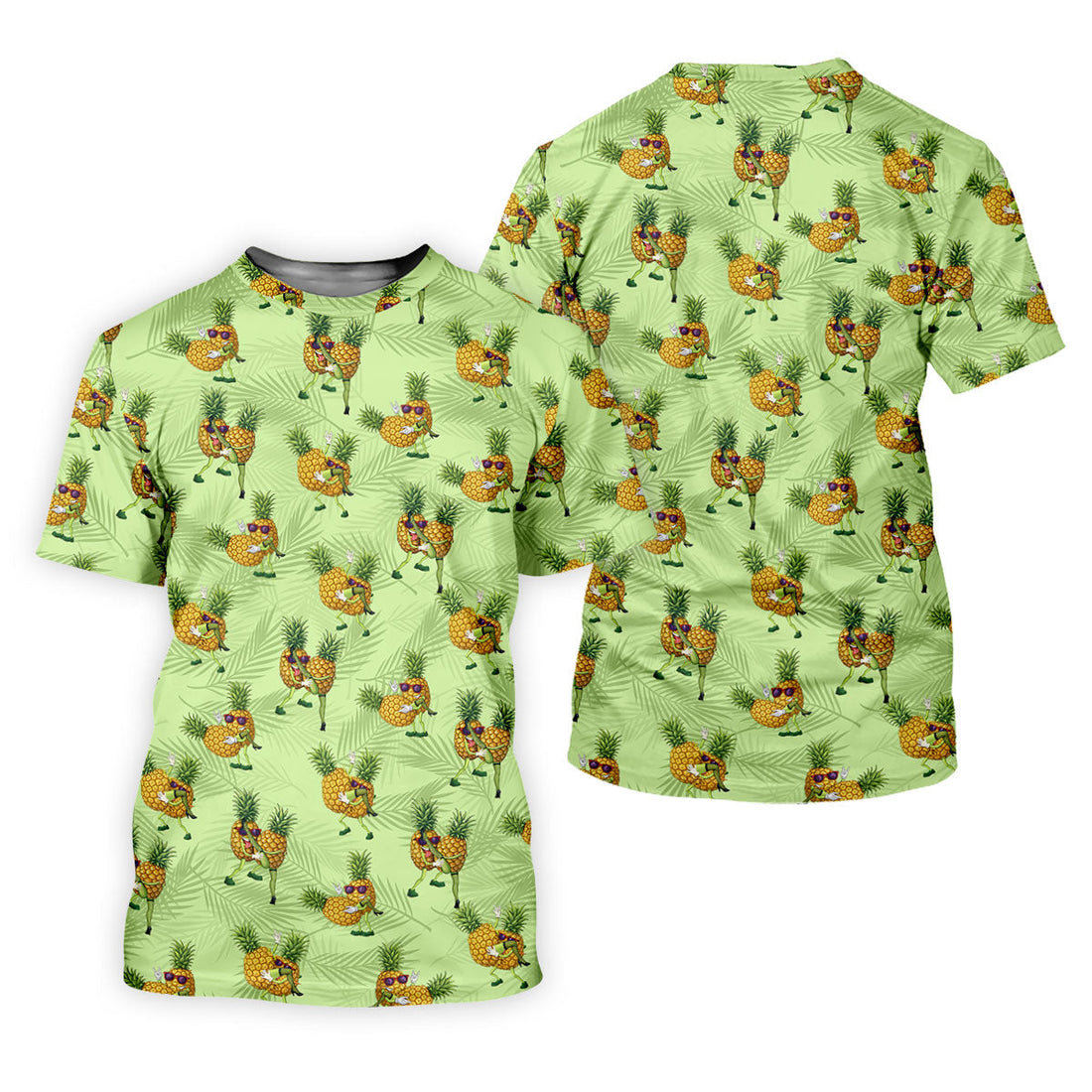 Pineapple Couple Naughty Position Fun Women's Golf Shirts, Valentines Golf Gift, Ladies Golf Polos