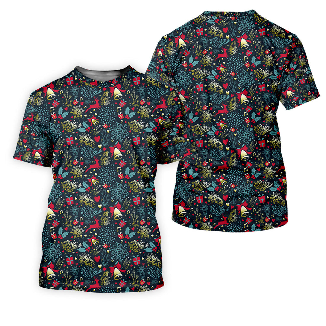 Christmas Reindeer Xmas Themed Women Golf Top, Christmas Golf Shirt, Ladies Golf Tops