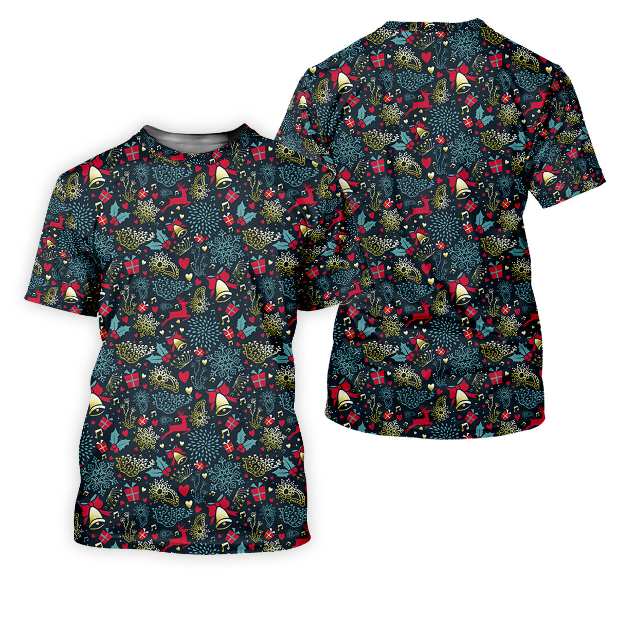 Christmas Reindeer Xmas Themed Women Golf Top, Christmas Golf Shirt, Ladies Golf Tops