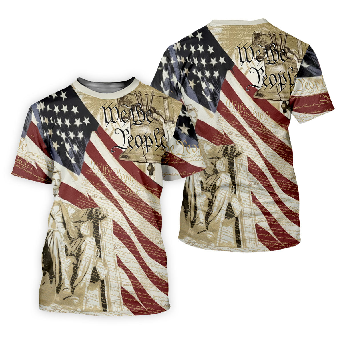 We The People American Flag 4th Of July Patriotic Golf Shirt, 250th Anniversary Women's Golf Tops