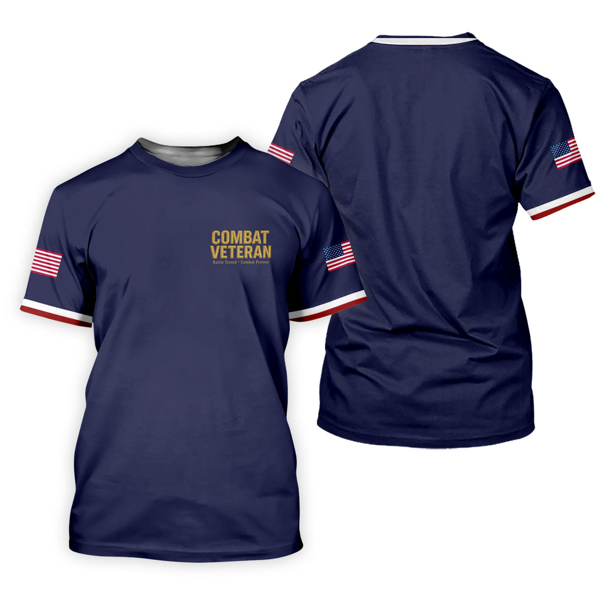 Combat Veteran 250 Years Patriotic Golf Shirt, Golf Shirts For Men, 4th Of July Golf Shirt