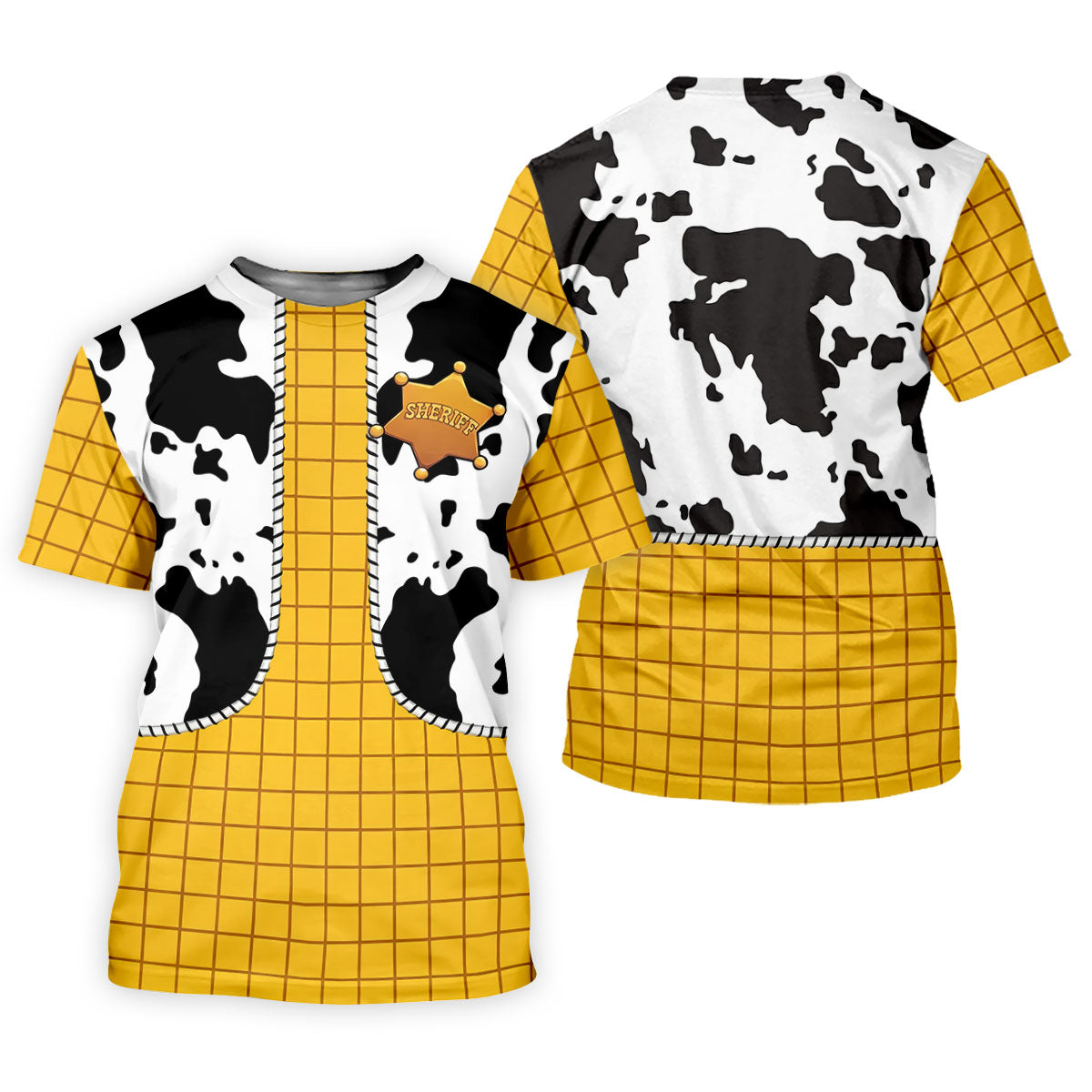 Cowboy Toy Hawaiian Golf Shirt, Cartoon Style Women's Golf Tops, Ladies Golf Shirts