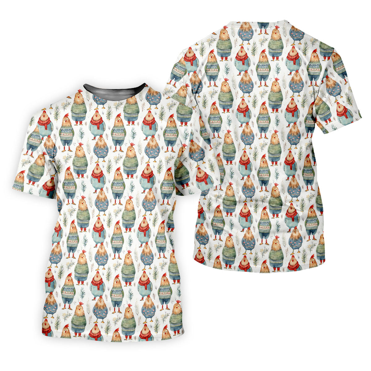 Chicken Cozy Ladies Golf Tops, Fun Women's Golf Shirts, Cute Golf Outfit, Ladies Golf Shirts, Golfing Apparel