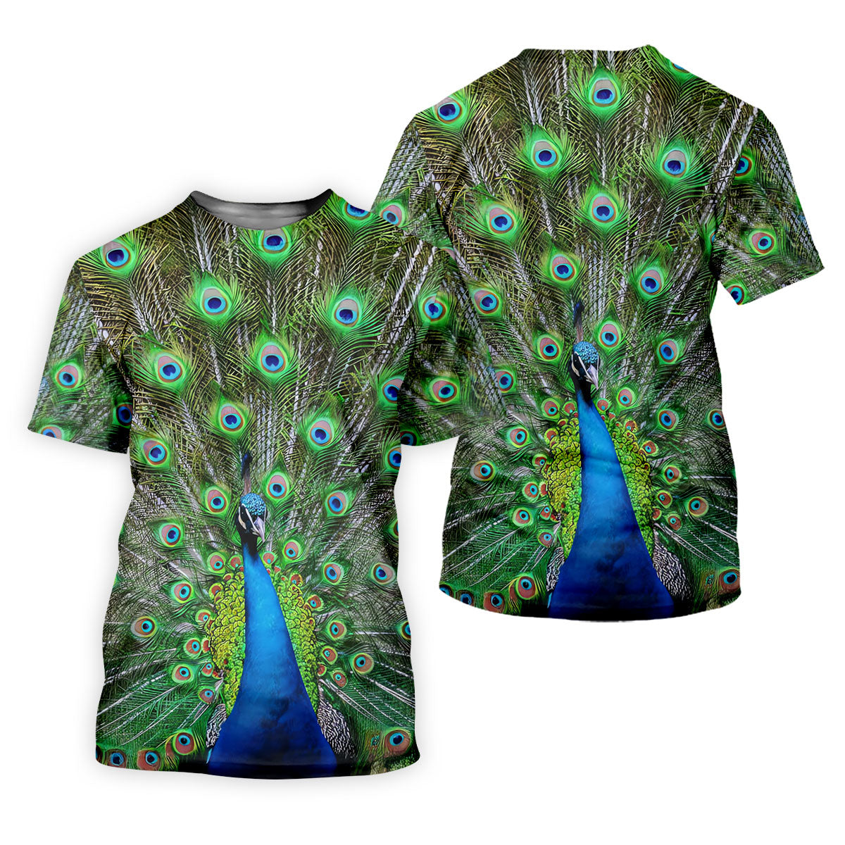The Peacock Unique Golf Shirt, Golf Tops For Men, Golf Shirts For Men, Polo ShirtFor Men