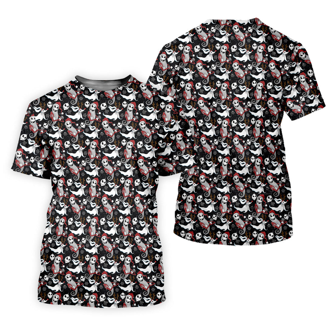Horror Christmas Black Golf Shirt, Christmas Golf Shirt, Polo ShirtFor Men, Golf Gift For Men