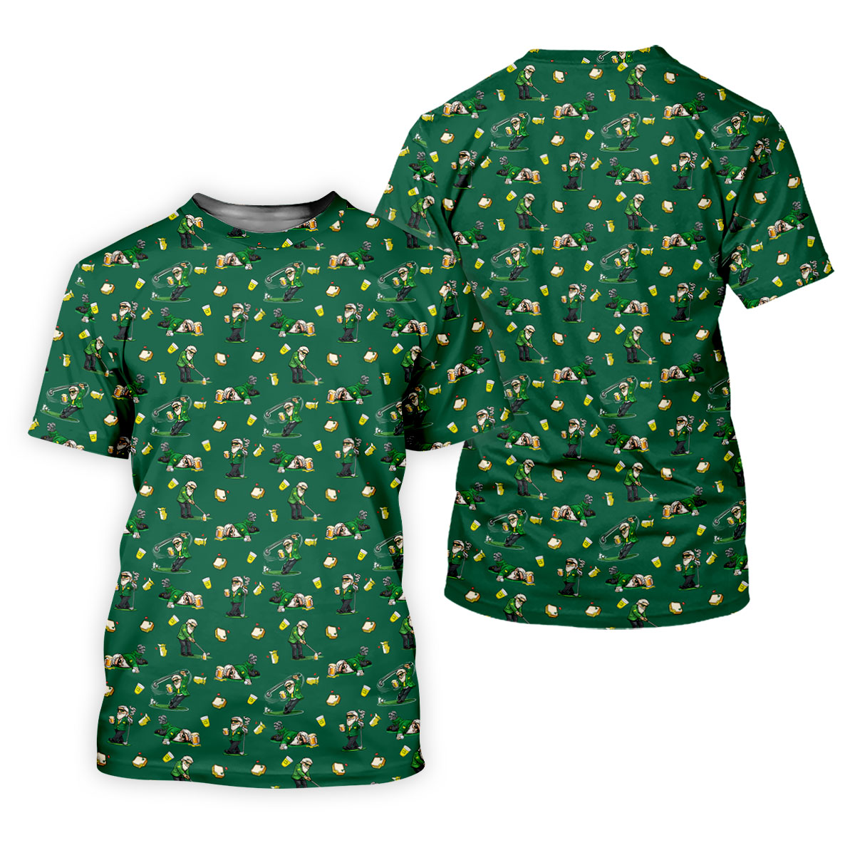 Funny Beer Pimento Cheese Golf Tournament Green Golf Shirt, Golf Shirts For Men, Polo ShirtFor Men