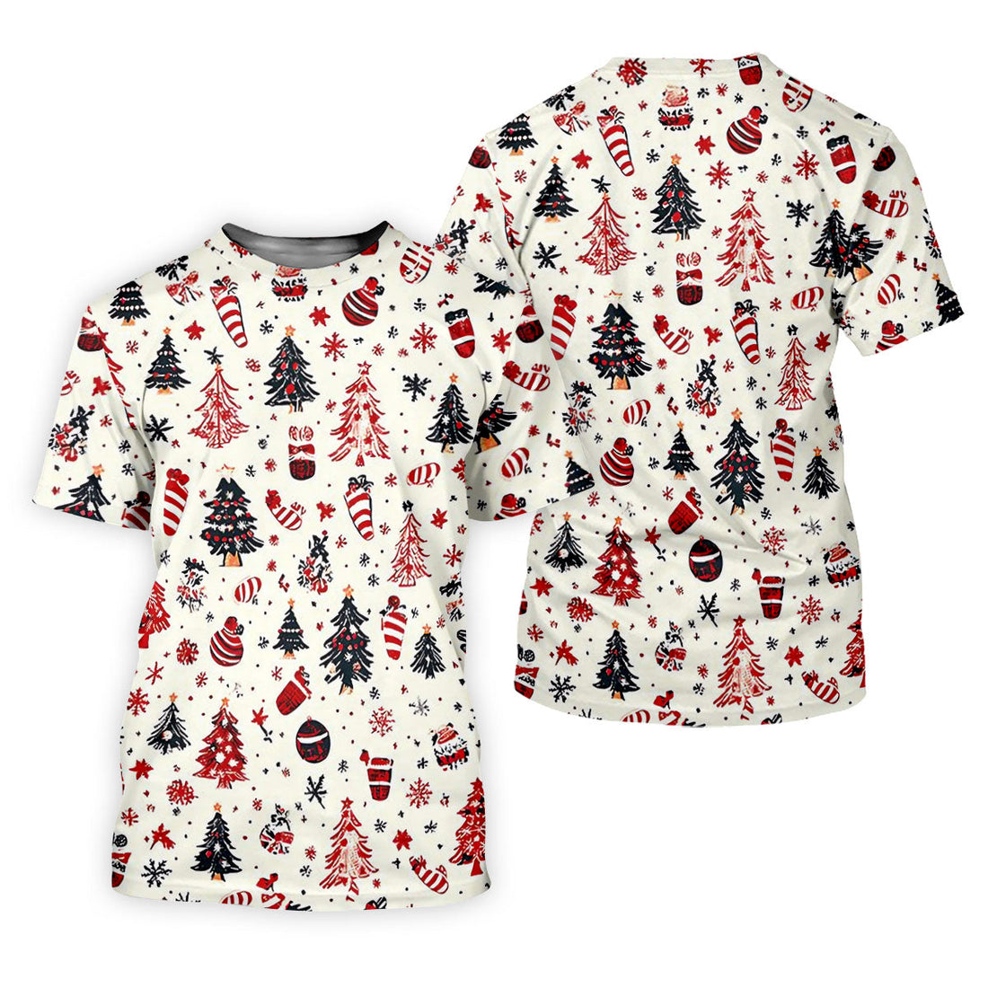 Candy Canes Christmas Tree Women's Golf Tops, Christmas Golf Shirt, Golf Shirt For Women, Ladies Golf Polos