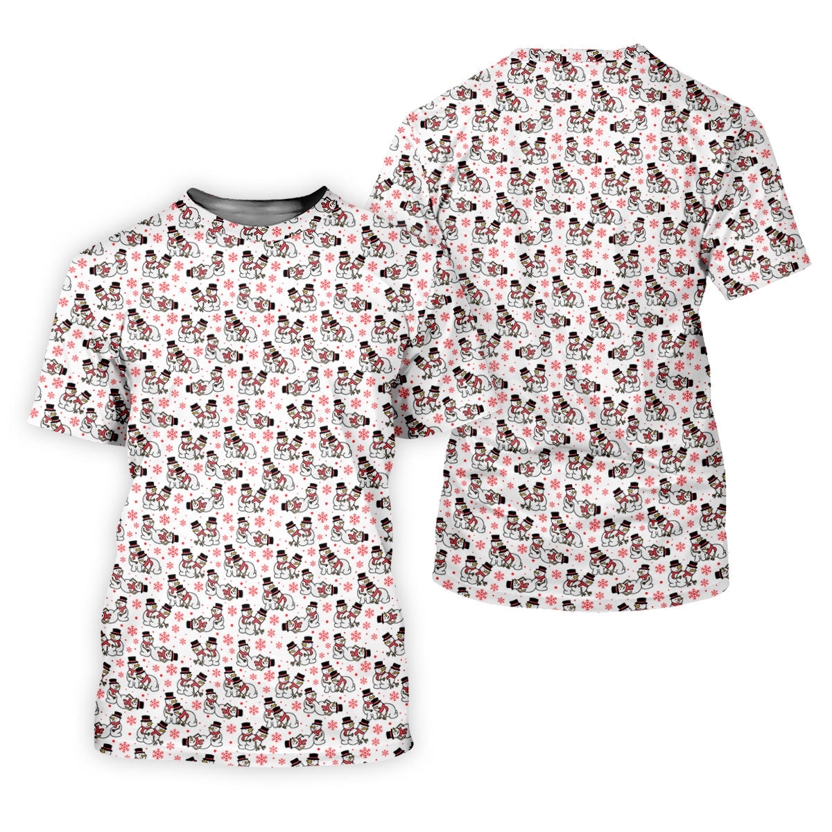 Naughty Snowman White Golf Shirt, Christmas Golf Shirt, Fun Women's Golf Shirts, Ladies Golf Polos