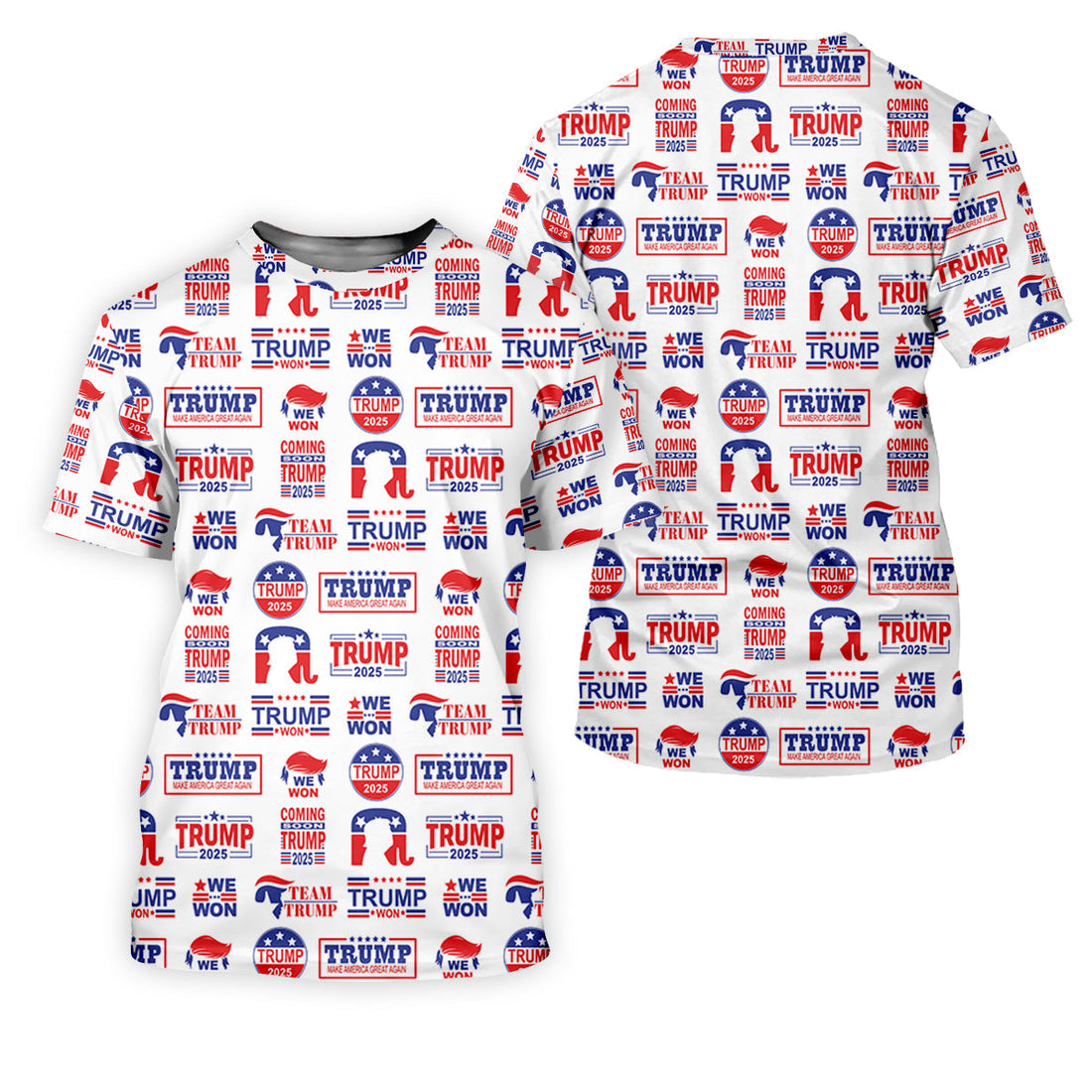 Coming Soon Trump Pattern Christmas Golf Tops For Men, Christmas Golf Shirt, Men Golf Apparel