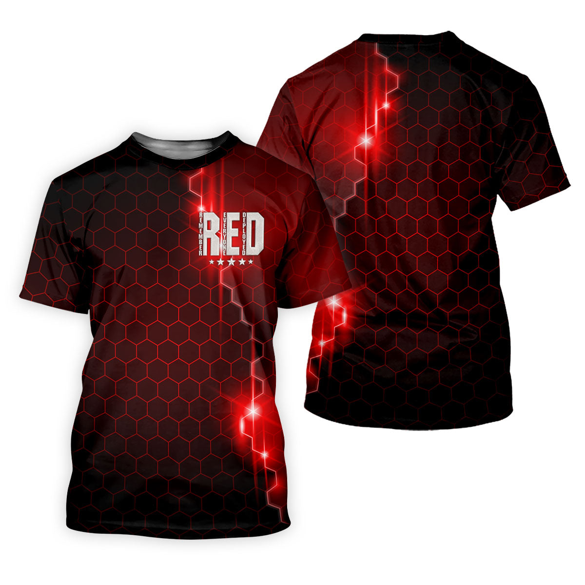 Remember Everyone Deployed Hexagonal Gradient Father's Day Golf Shirt, 250 Years Polo Shirt Men
