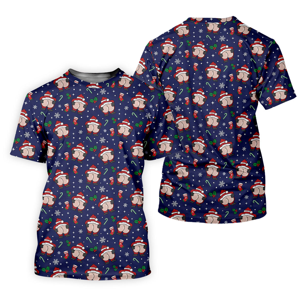 Funny Santa Christmas Golf Tops For Men, Christmas Golf Shirt, Polo Shirtor Men, Golfing Apparel