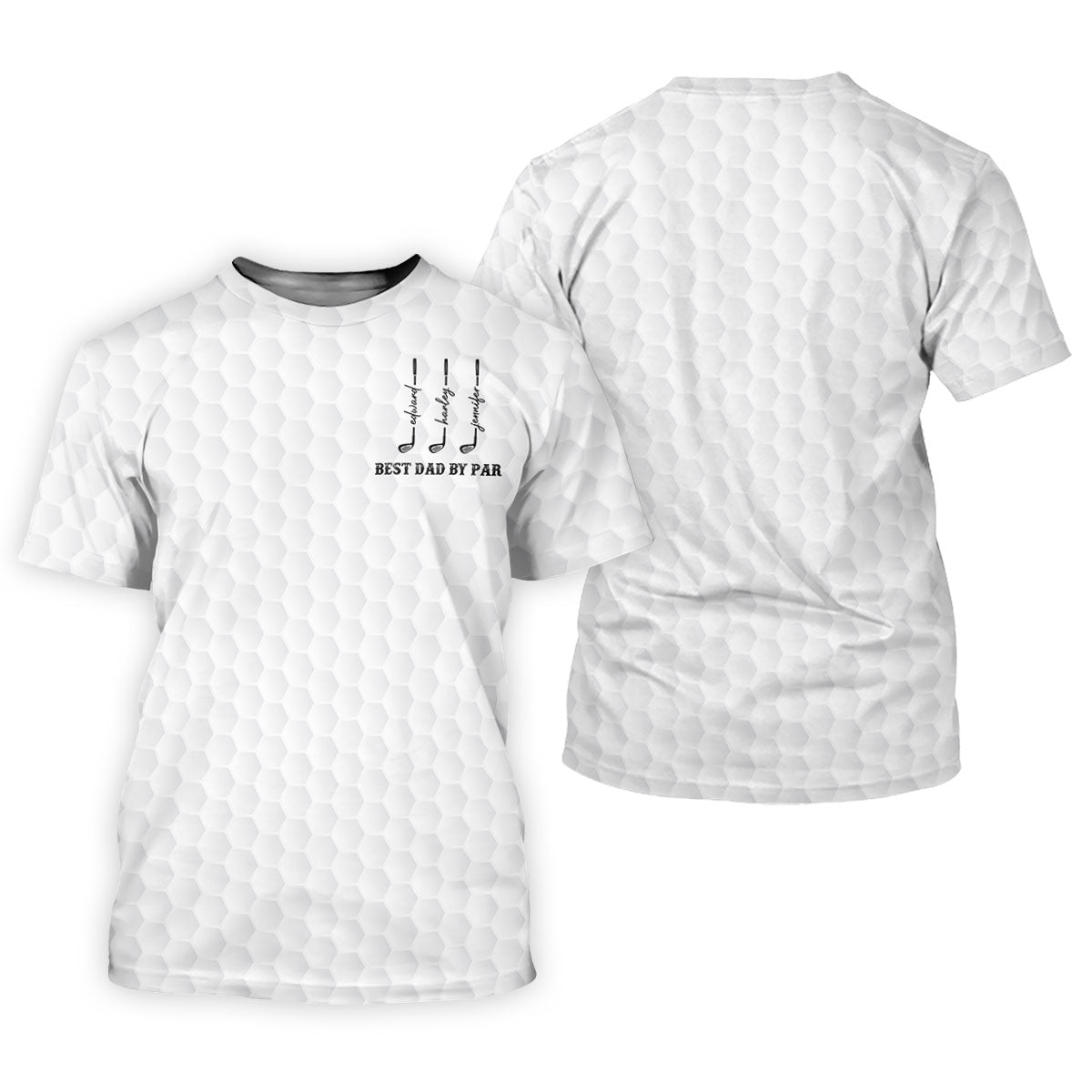 Best Dad By Par Father's Day Golf Shirt, Grandpa Golf Gift, Golf Gift For Dad, Polo Shirtor Men