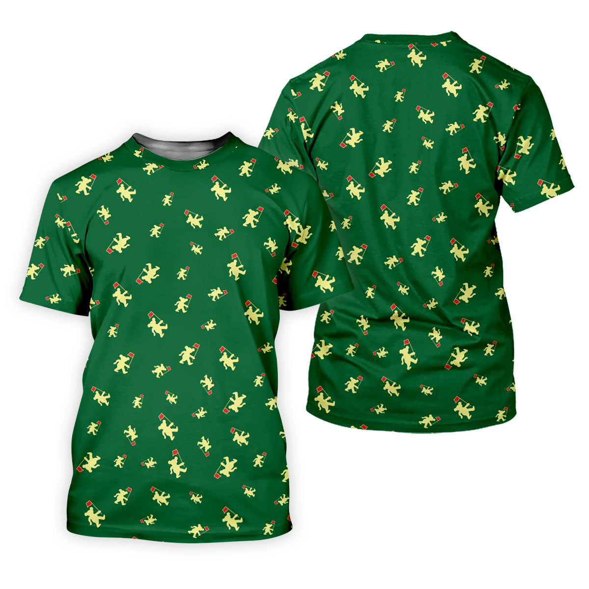 Dancing Bear Golf Tournament Shirt, Golf Shirts For Men, Polo Shirt Men, Golf Gift For Men