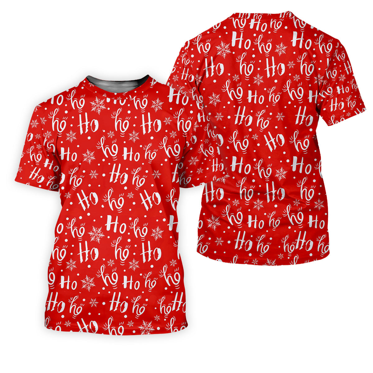 Ho Ho Ho Red Christmas Golf Tops For Men, Fun Golf Shirts For Men, Christmas Golf Shirt, Polo ShirtFor Men