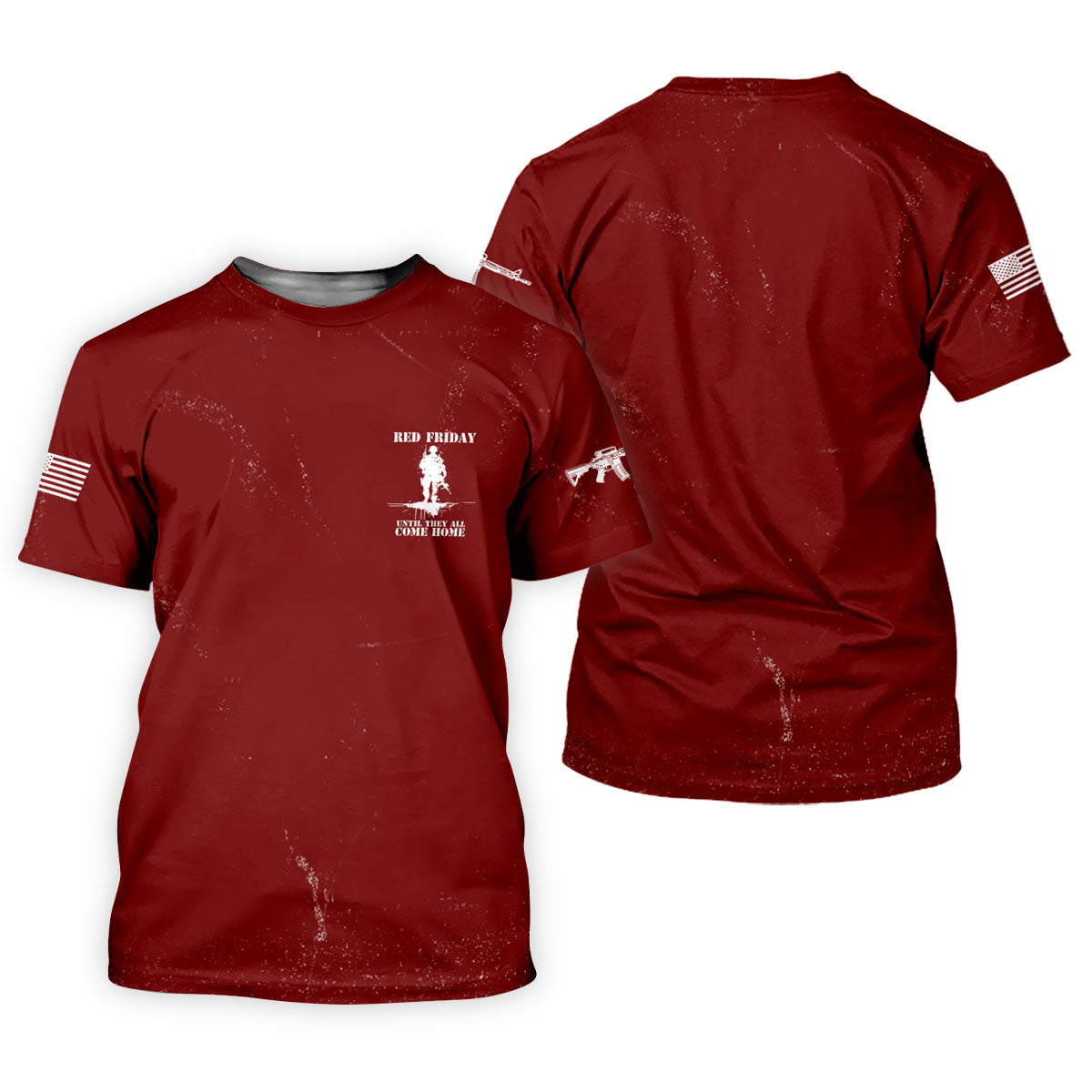 RED Friday Untill They All Come Home Red Golf Shirt, Veteran Memorial 250 Years Golf Shirt For Women