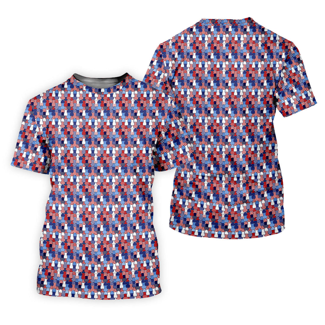 Funny Dirty Red White Blue Patriotic Golf Shirts, Fun Golf Shirts For Men, 250th Anniversary Golf Shirts For Men