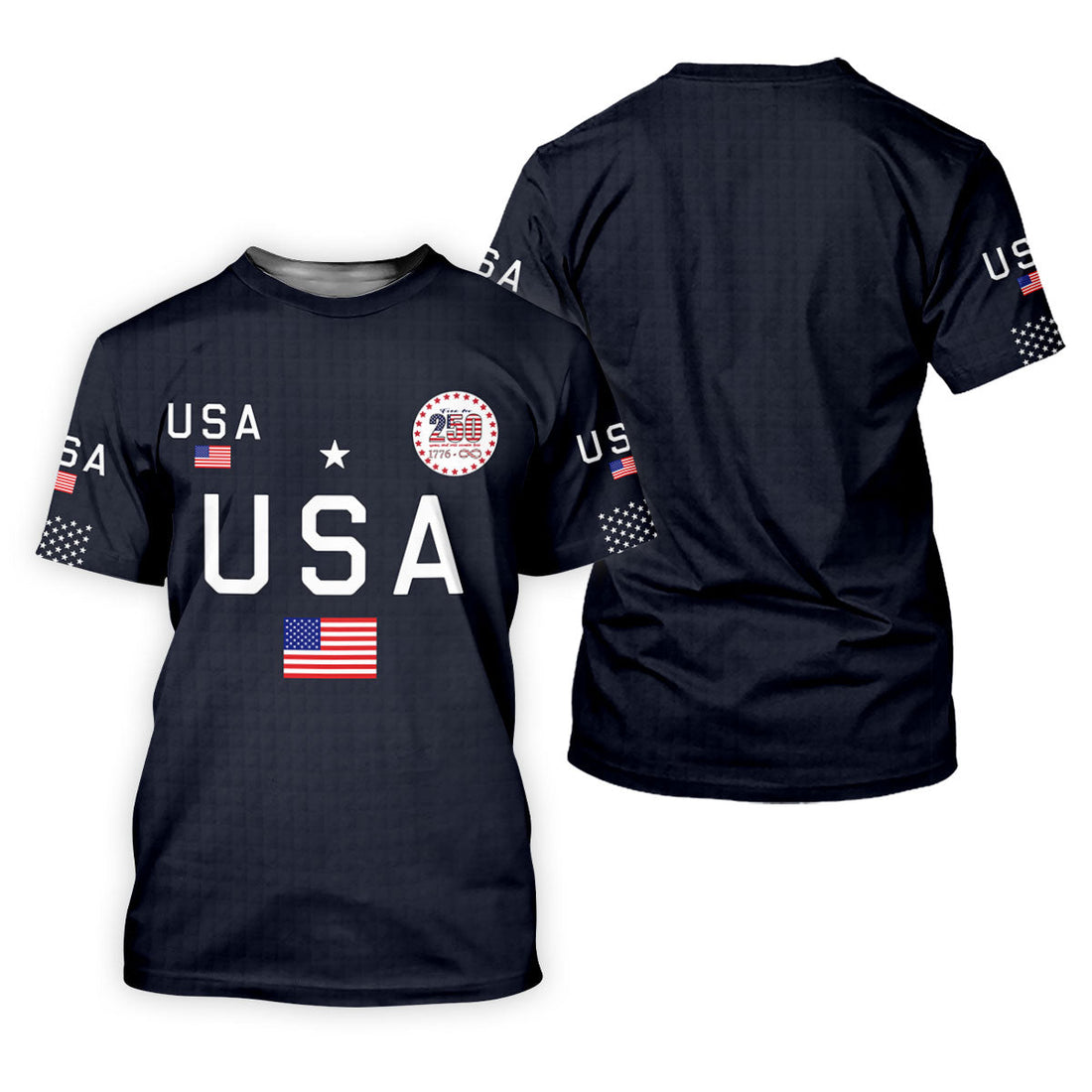 Free For 250 Years Black Patriotic Golf Shirt, 4th Of July Golf Shirt, 250th Anniversary Women Golf Top
