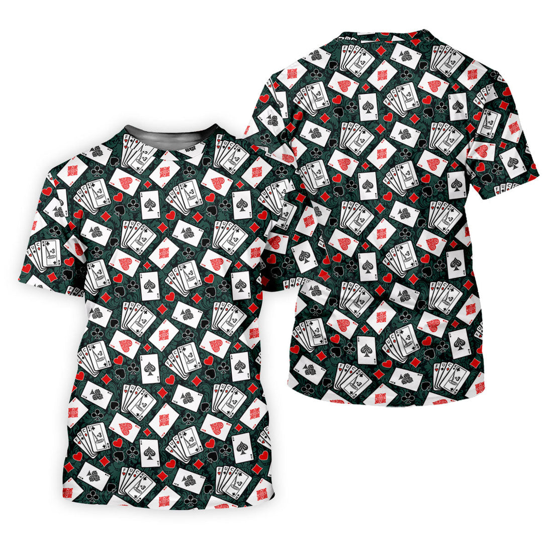 Funny F*ck Three Putts Cards Casino Themed Golf Tops For Men, Polo ShirtFor Men, Golf Shirts For Men