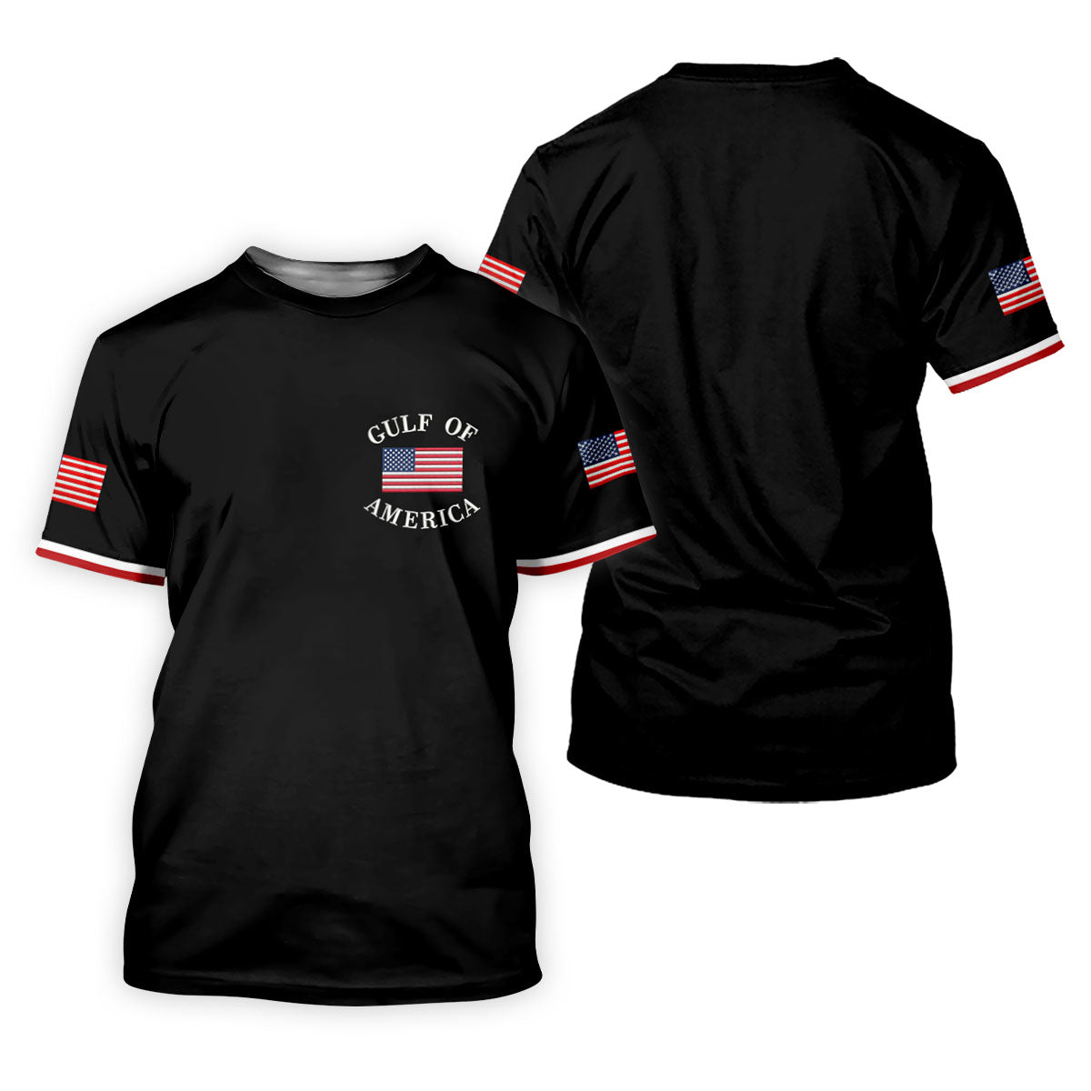 Gulf Of America Patriotic Golf Shirt, 4th Of July Golf Shirt, 250 Years Polo Shirtor Men