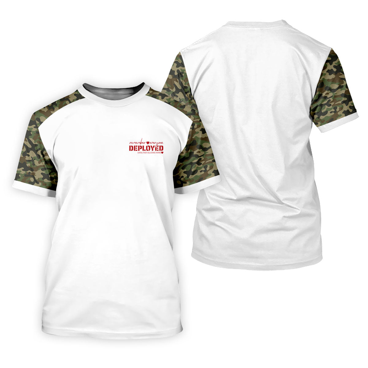 Remember Everyone Deployed Camo White Patriotic 4th Of July Golf Shirt, 250th Anniversary Golf Shirts For Men