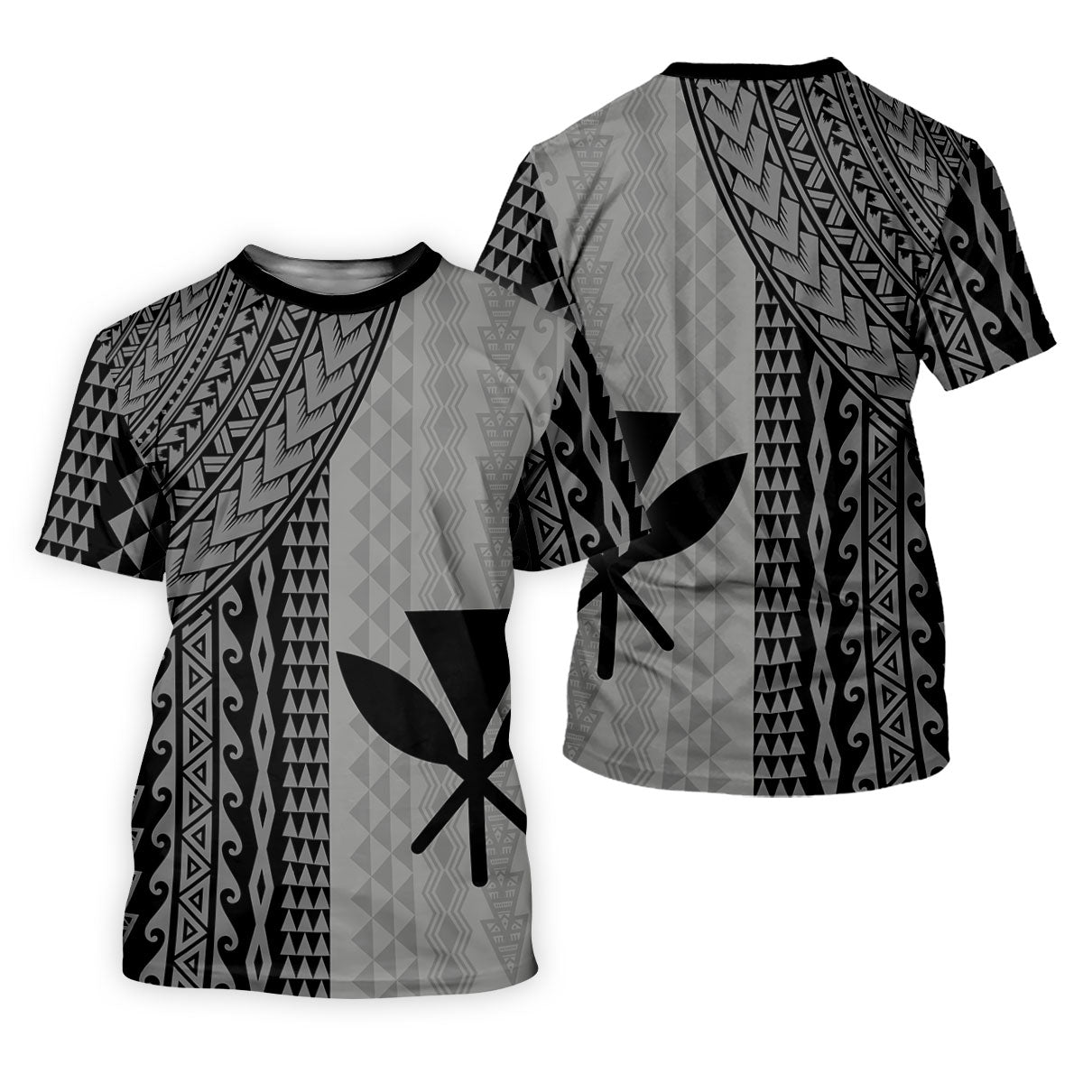 Polynesian Tribal Pattern Vintage Golf Shirt, Hawaiian Golf Shirt, Polo Shirtor Men