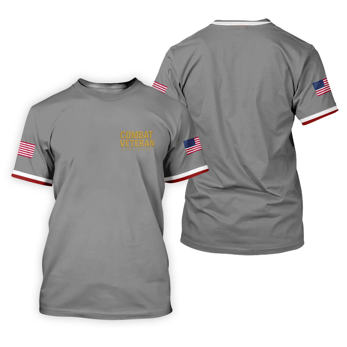 Combat Veteran 250 Years Patriotic Golf Shirt, Golf Shirts For Men, 4th Of July Golf Shirt
