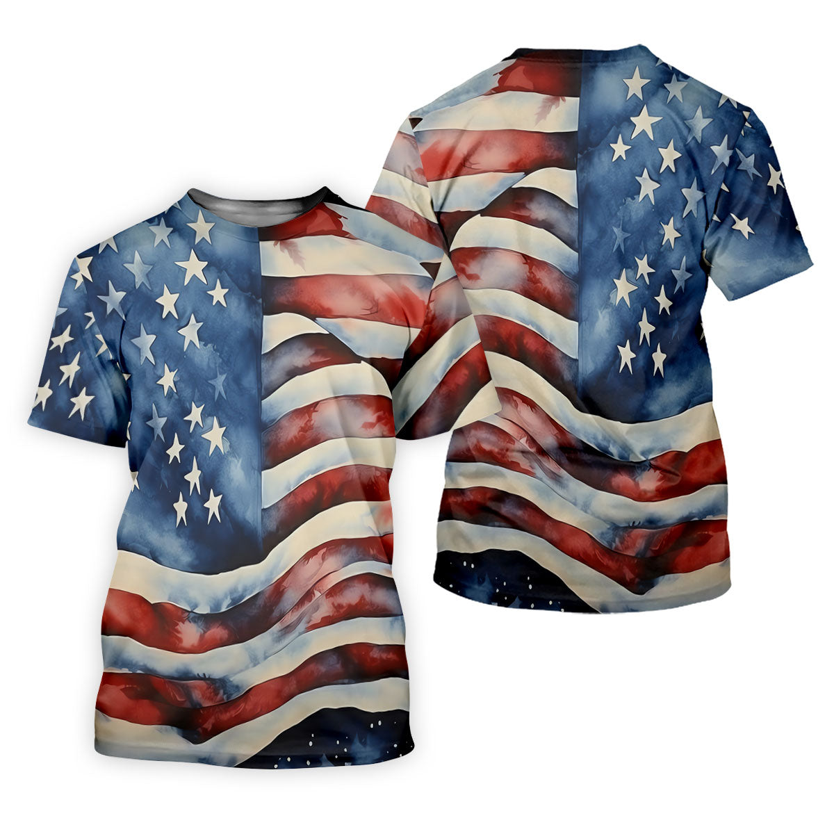 American Flag Golf Shirt, Patriotic Golf Polo Shirt0th Anniversary Polo ShirtFor Men, Golf Shirts For Men