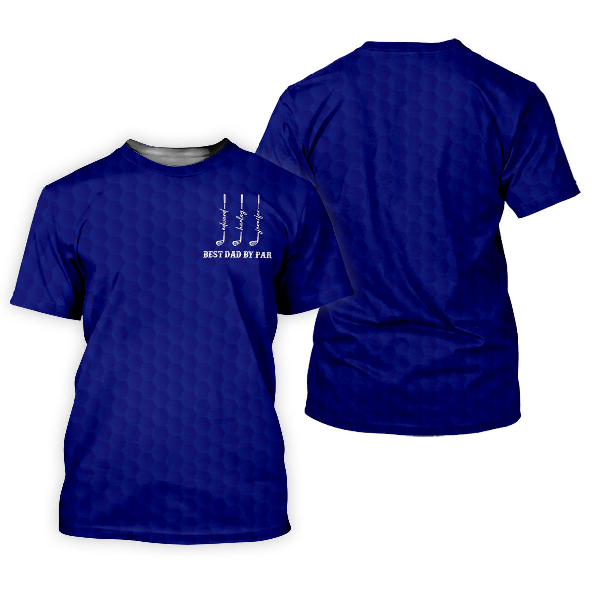 Best Dad By Par Father's Day Golf Shirt, Grandpa Golf Gift, Golf Gift For Dad, Polo Shirtor Men