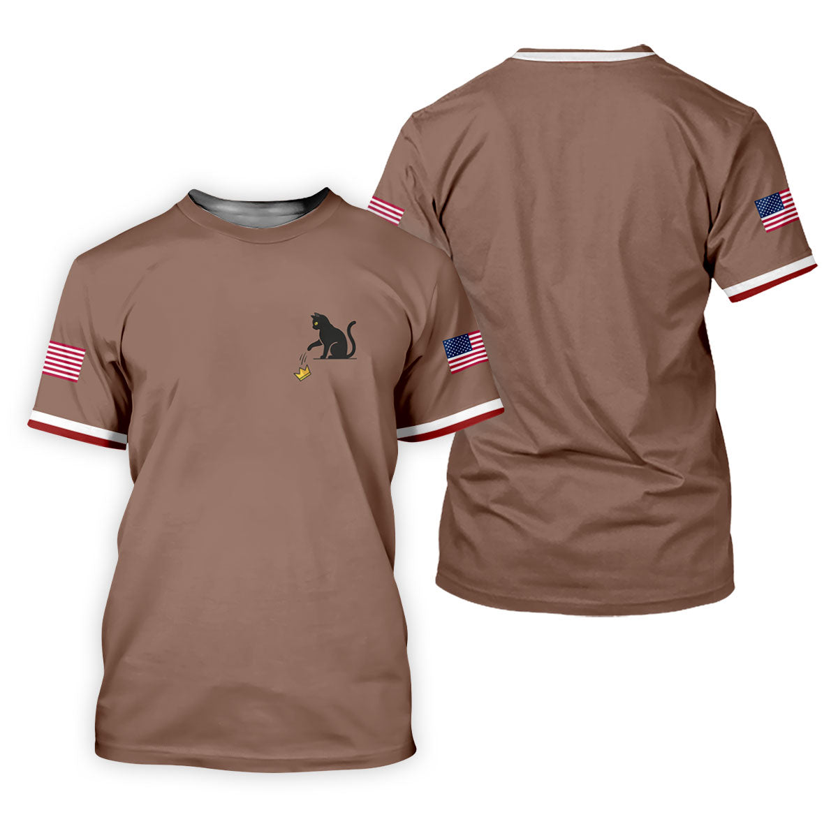 No King Naughty Cat 250 Years Patriotic Golf Shirt, Golf Shirts For Men, 4th Of July Golf Shirt
