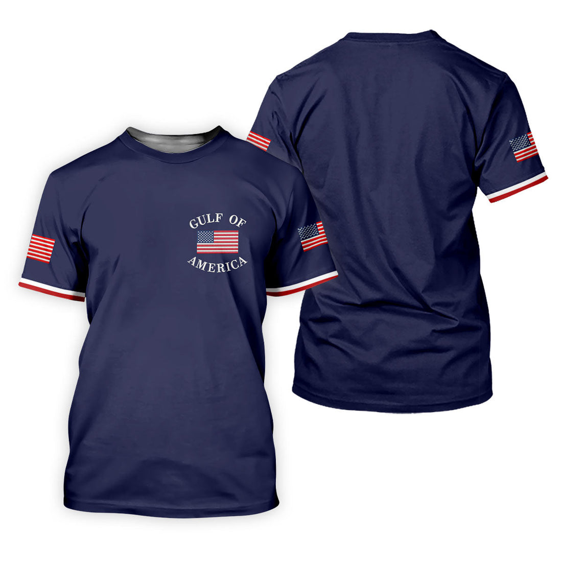 Gulf Of America Patriotic Golf Shirt, 4th Of July Golf Shirt, 250 Years Polo Shirtor Men