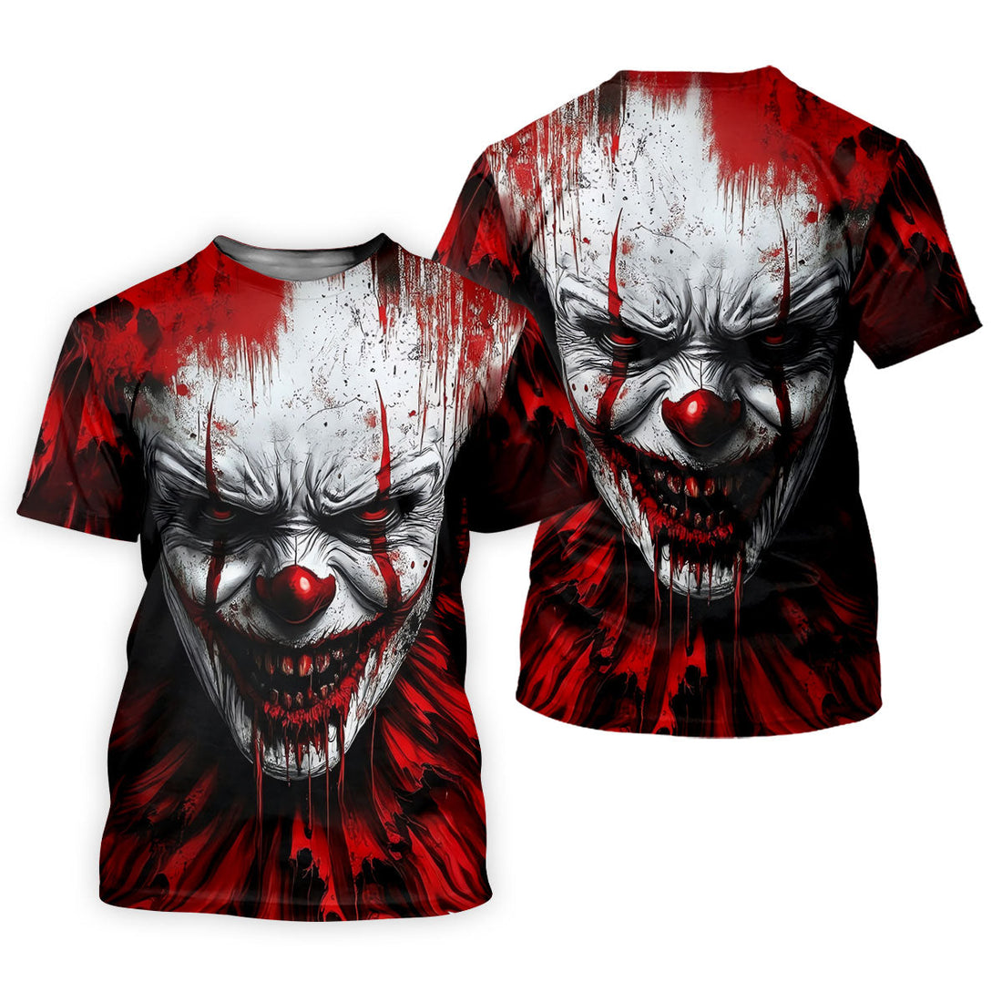 Scary Evil Clown Halloween Golf Polo Shirt, Ladies Golf Tops, Golf Shirts For Women
