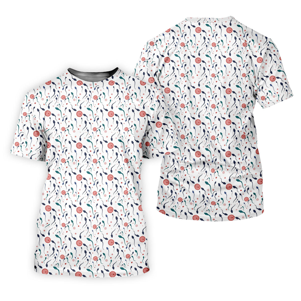 Funny Crazy Egg Fertilization White Golf Shirt, Golf Gifts For Valentine's Day, Polo ShirtFor Men