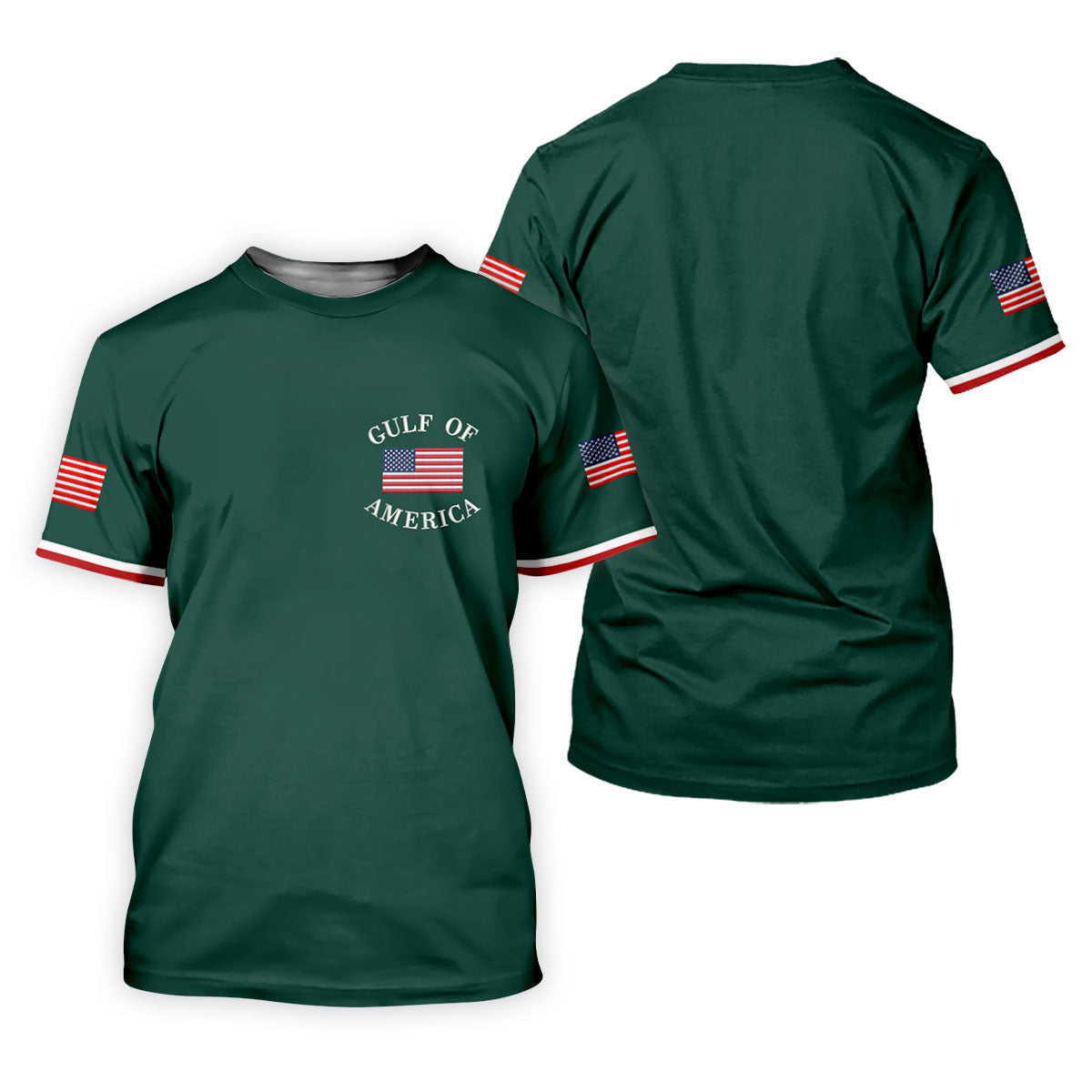 Gulf Of America Patriotic Golf Shirt, 4th Of July Golf Shirt, 250 Years Polo Shirtor Men