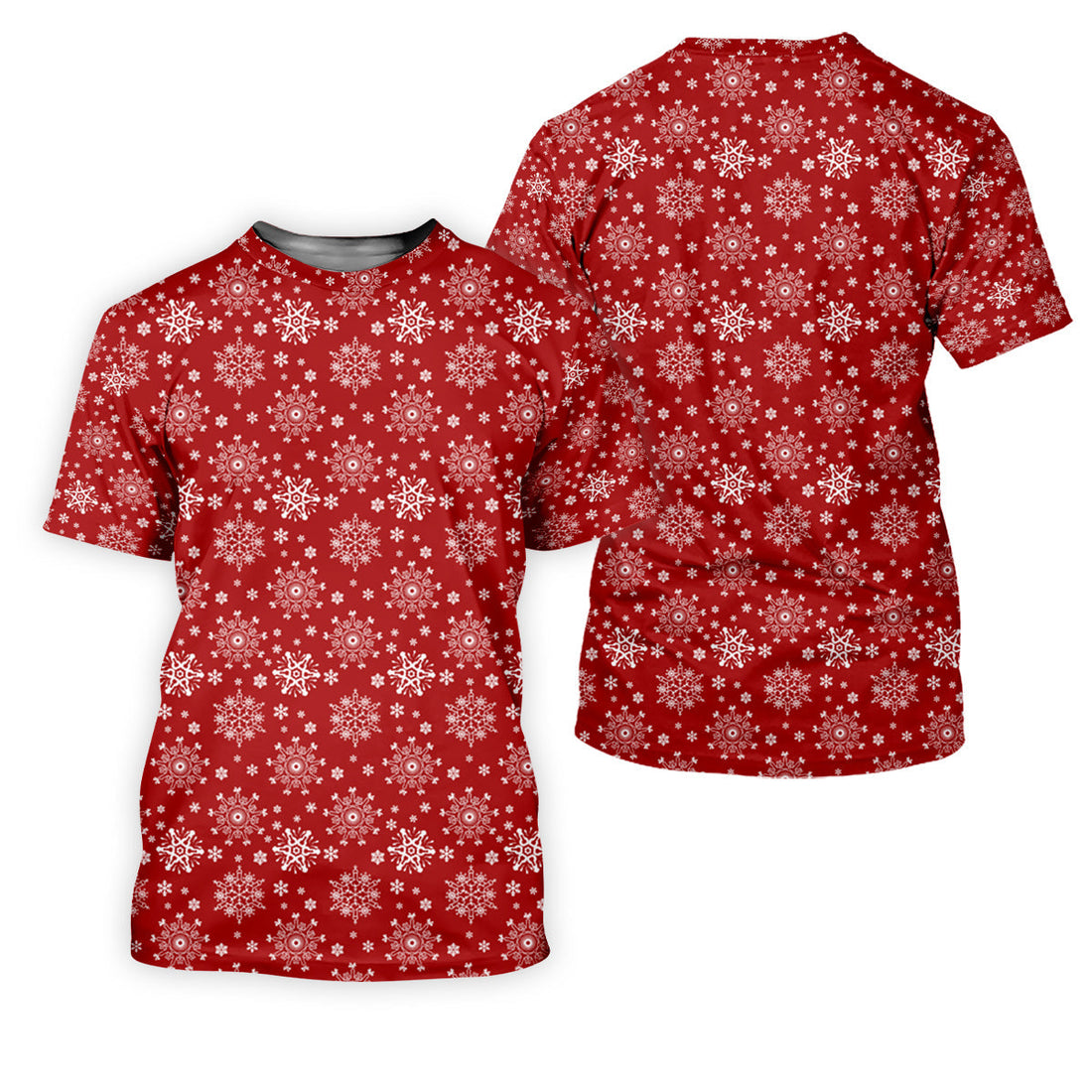 Dirty Funny Adult Humor Snowflakes Red Golf Shirt, Fun Men's Golf Polos, Christmas Golf Shirt, Polo ShirtFor Men