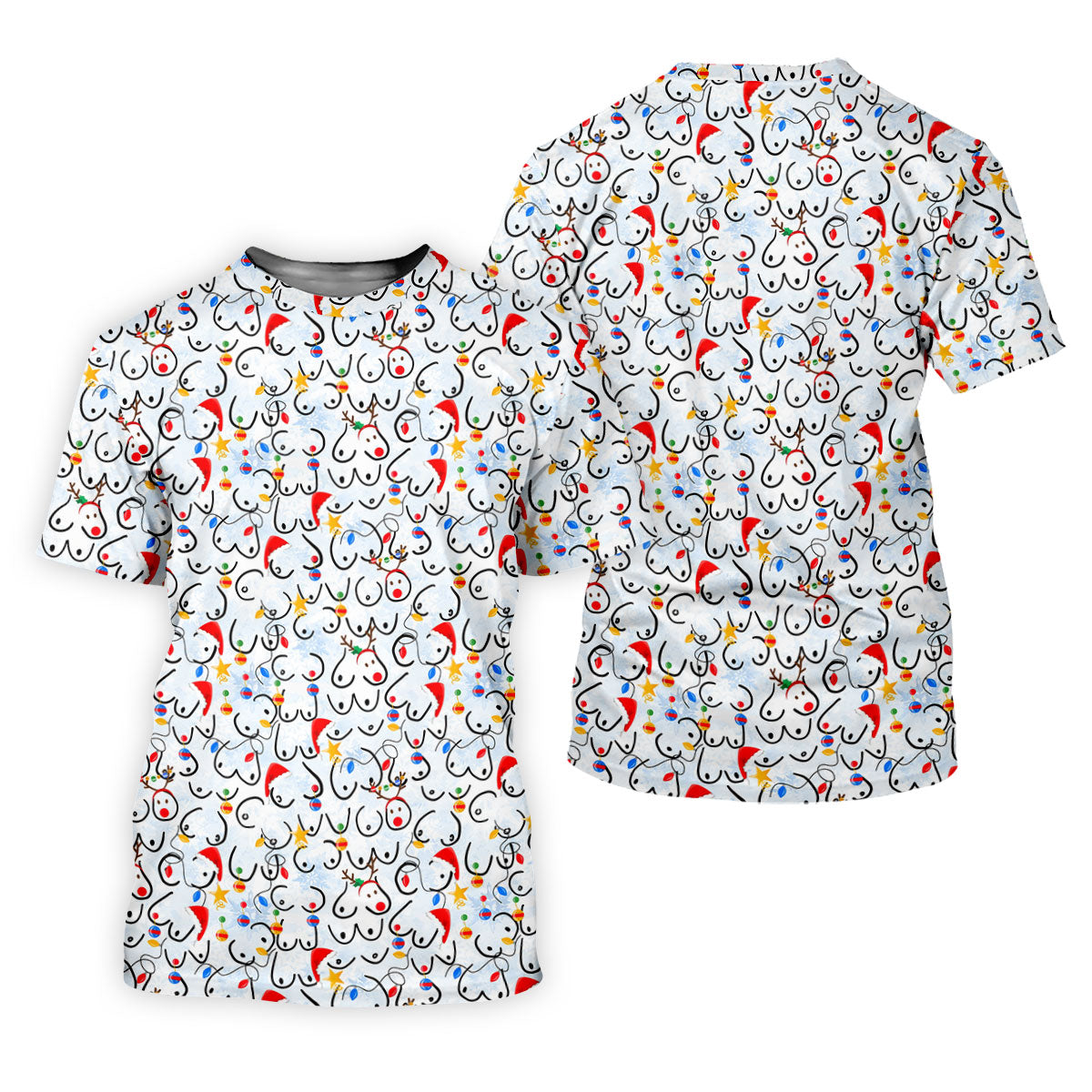 Naughty Christmas Golf Tops For Men, Christmas Golf Shirt, Fun Golf Shirts For Men, Golf Gift For Men