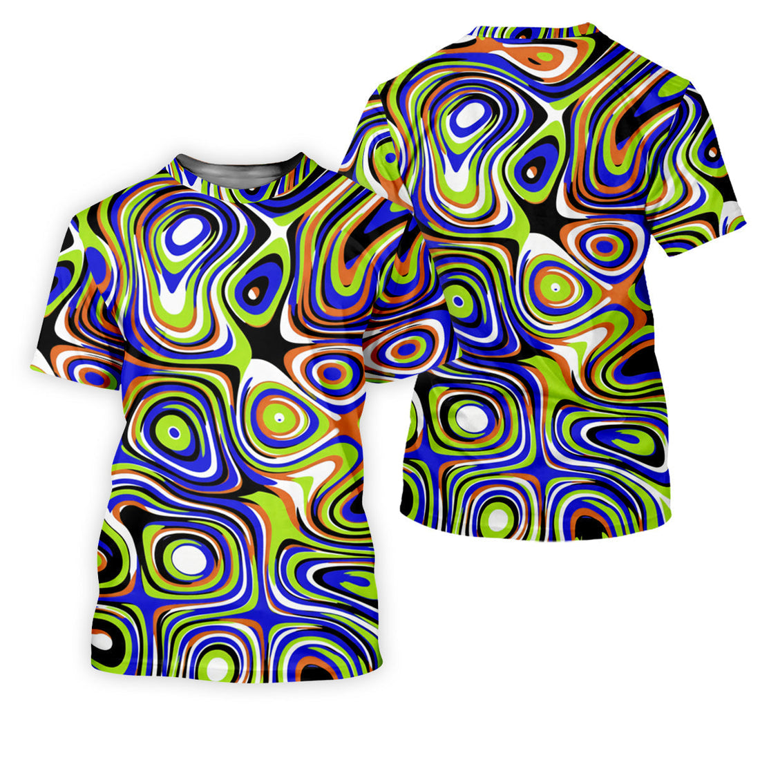 Blue And Green Fluid Art Cool Golf Shirt, Women's Golf Tops, Ladies Golf Shirts, Women's Polo Shirt