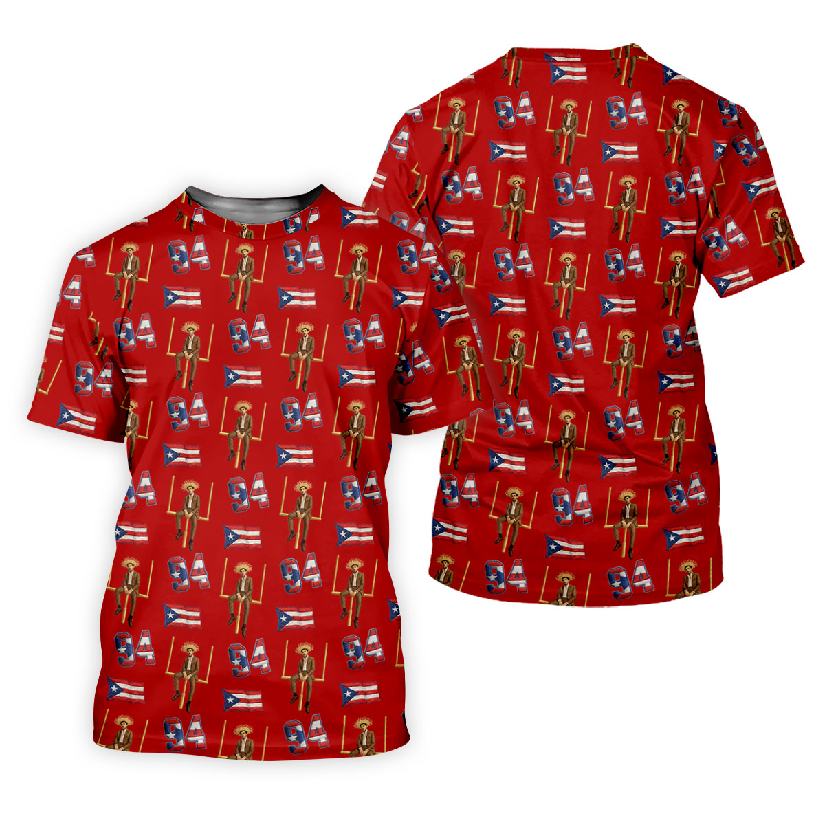 Bad Bunny Benito Bowl Football Theme Red Men Polo, American Football League Gift Ideas For Football Fans