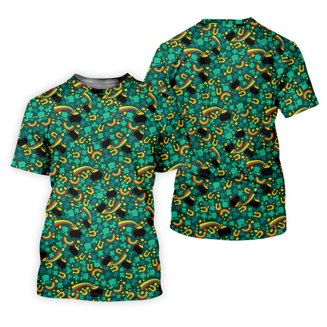 Shamrock Beer Lucky Four Leaf Clover St Patrick's Day Pot Of Gold Women's Golf Shirts, Ladies Golf Polos