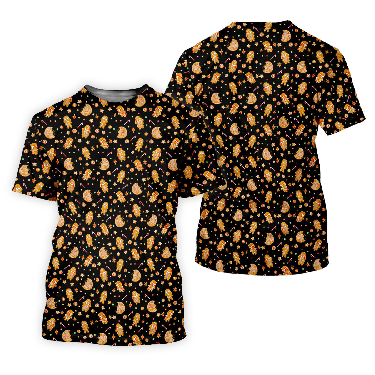 Funny Gingerbread Villain Character Ladies Golf Tops, Christmas Golf Shirt, Women's Golf Gifts