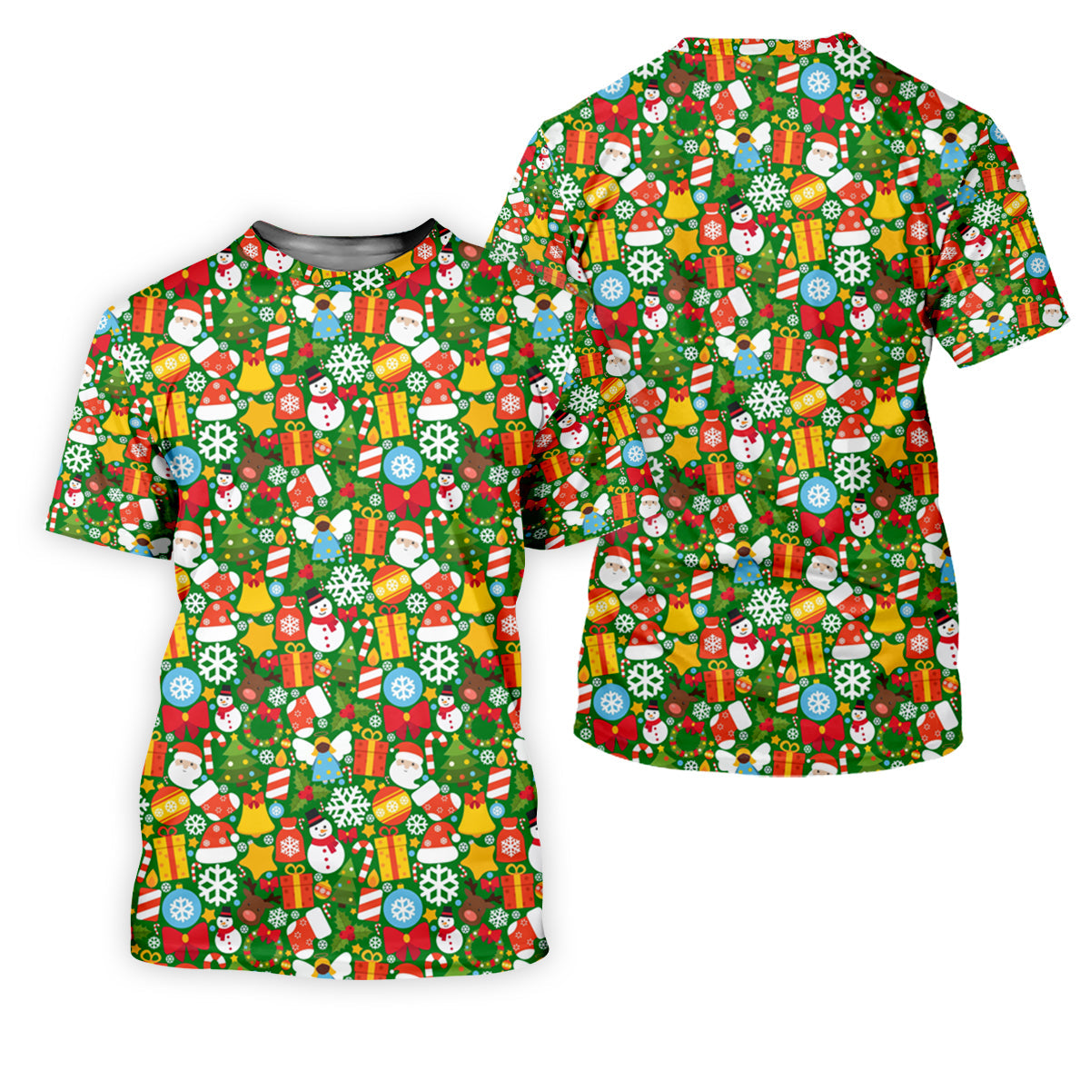 Festive Christmas Green Golf Shirt, Christmas Golf Shirt, Polo ShirtFor Men, Golf Gift For Men, Golfing Apparel