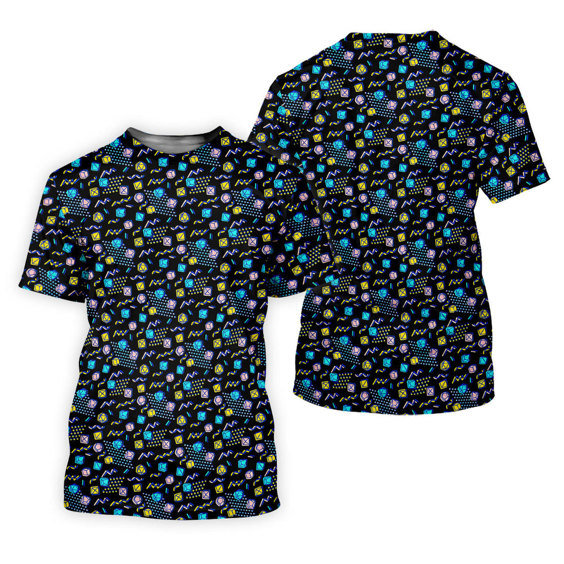 90s Dice Memphis Style Black Golf Shirt, Cute Golf Shirt, Polo ShirtFor Men, Golf Shirts For Men